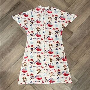 Nautical Monkey Sleep Sack - Large (12-24 months)